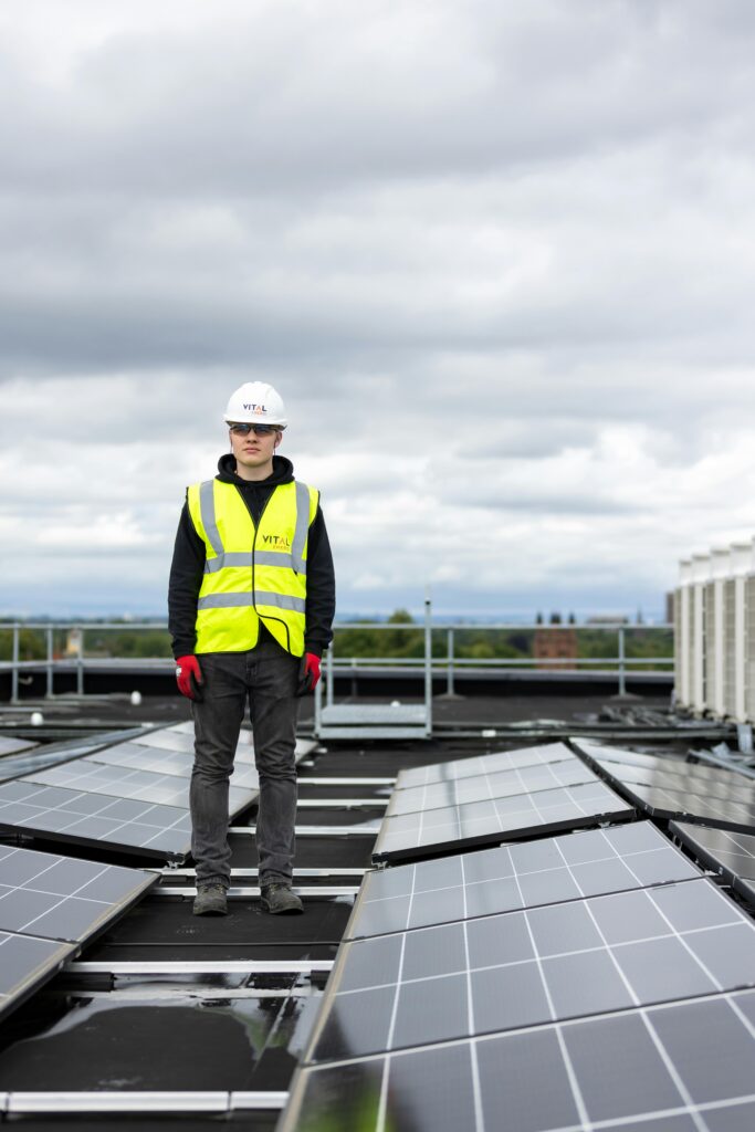 solar panel installation